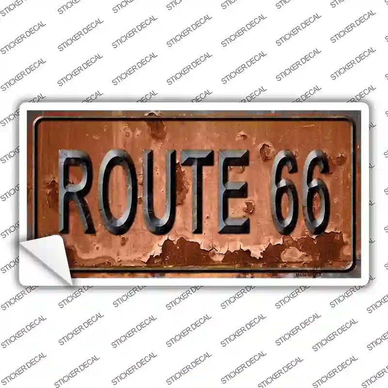 LP-8115s-L Route 66 Novelty Sticker Decal - Large