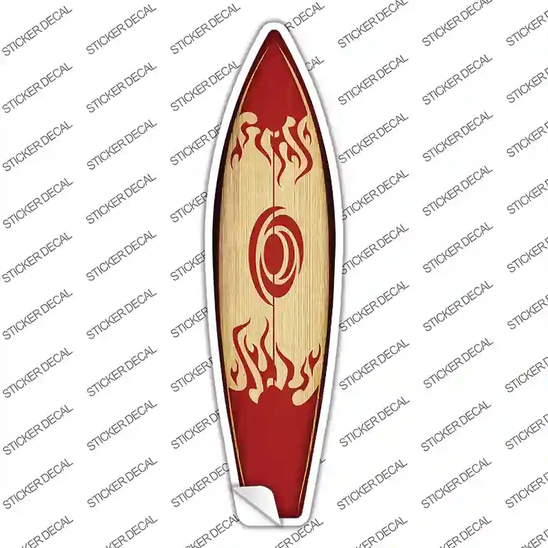SB-068s-S Surfboard Novelty Surfboard Sticker Decal - Small