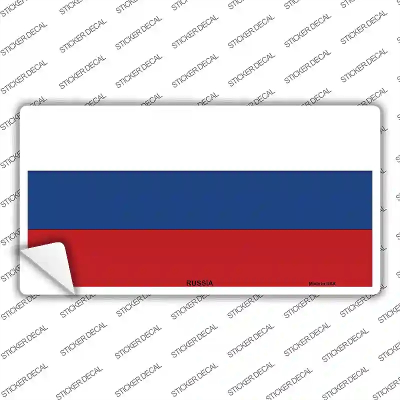 LP-4130s-XL Russia Flag Novelty Sticker Decal - Extra Large