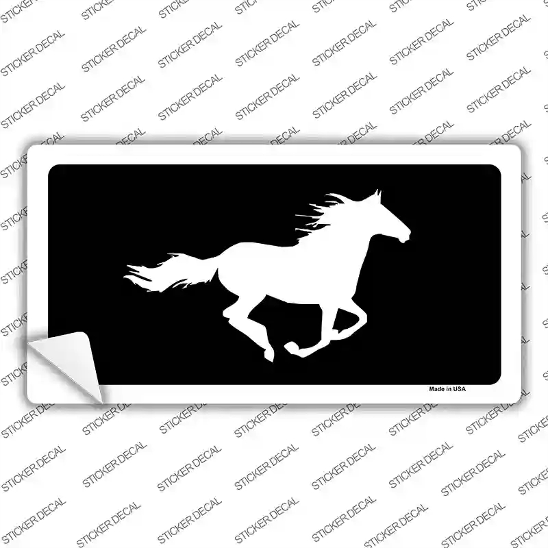 LP-4615s-L Running Horse Novelty Sticker Decal - Large