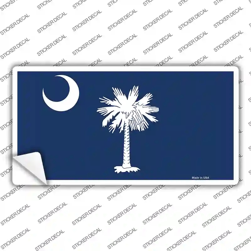 LP-469s-S South Carolina Blue Flag Novelty Sticker Decal - Small