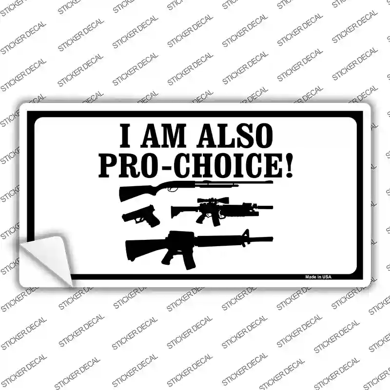LP-4700s-S I Am Pro-Choice Novelty Sticker Decal - Small