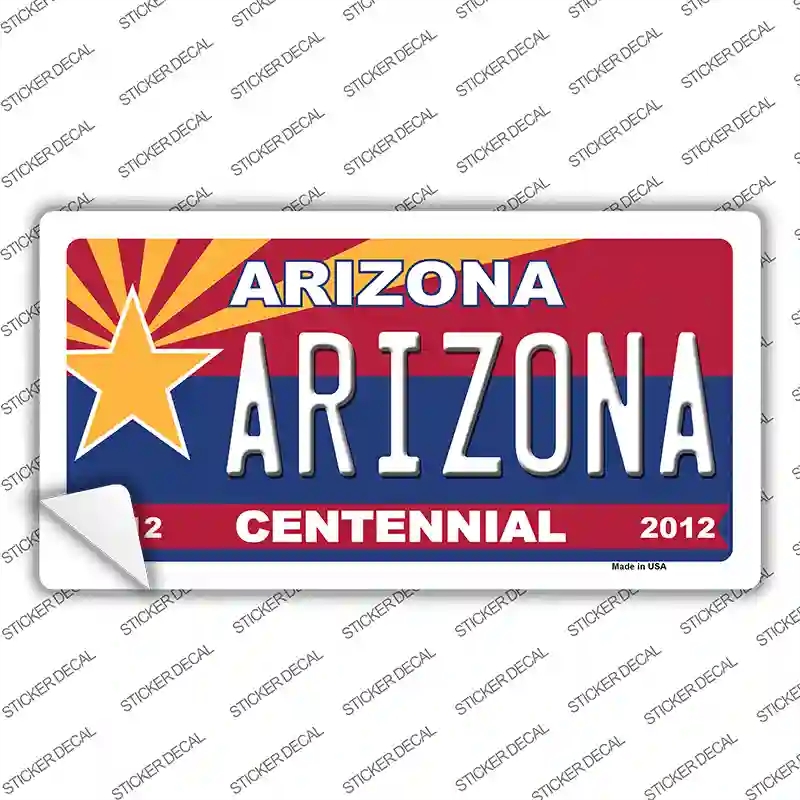 LP-1814s-S Arizona Centennial Novelty Sticker Decal - Small