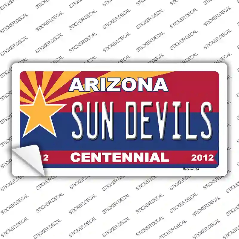 LP-1825s-XL Arizona Centennial Sun Devils Novelty Sticker Decal - Extra Large