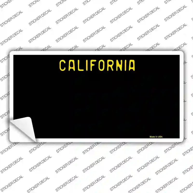 LP-1832s-XL California Black State Novelty Sticker Decal - Extra Large