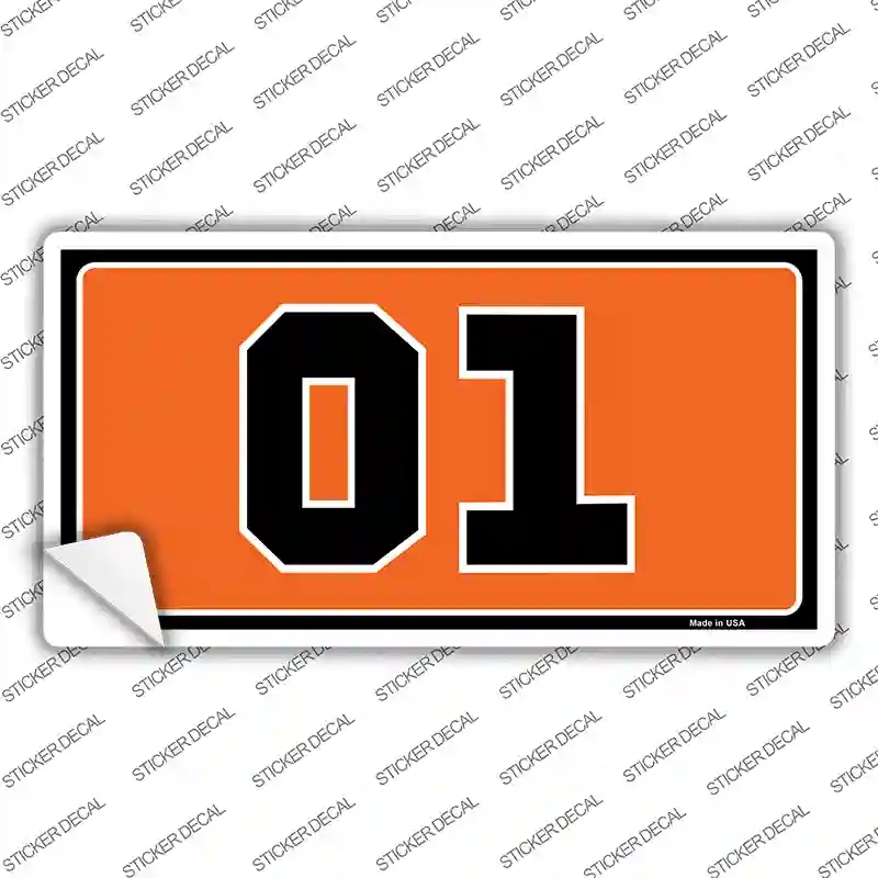 LP-1925s-L Dukes of Hazard 01 Novelty Sticker Decal - Large