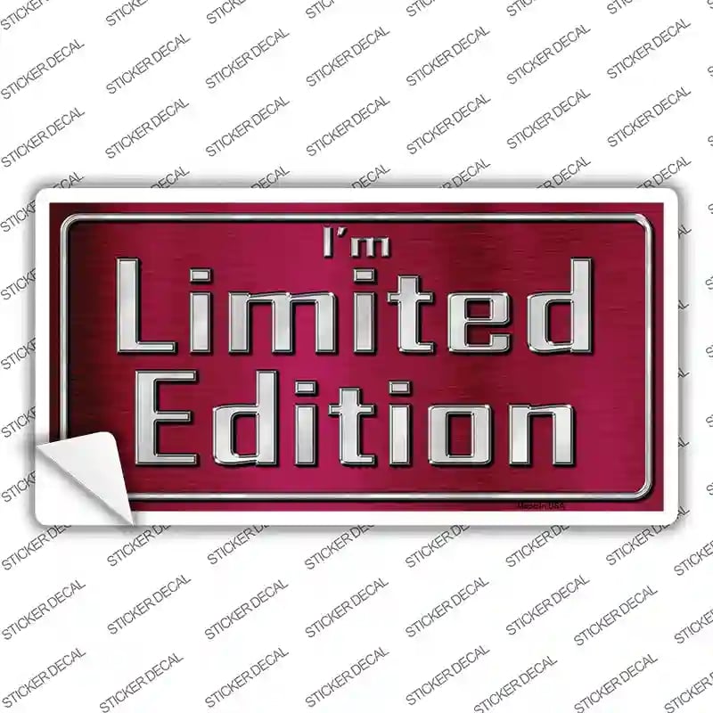 LP-8286s-S Im Limited Edition Novelty Sticker Decal - Small