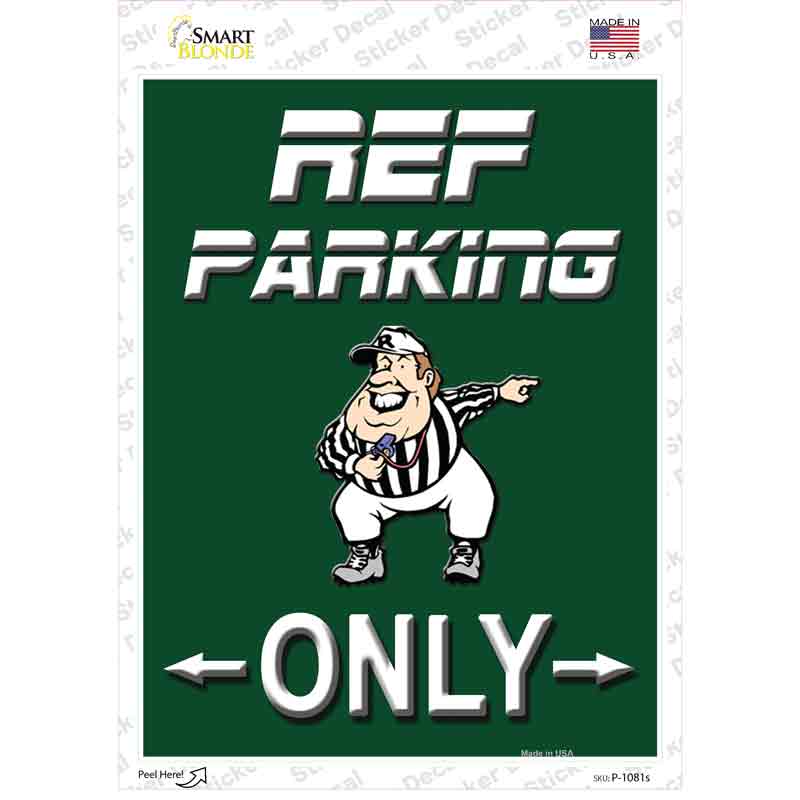 P-1081s-M Ref Only Novelty Rectangle Sticker Decal - Medium