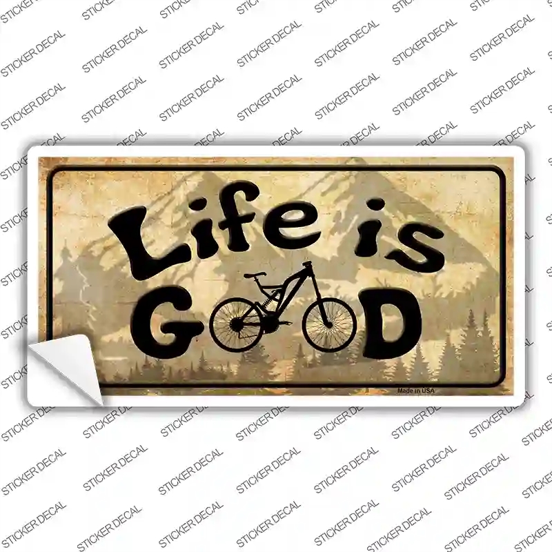 LP-8384s-XL Life is Good Novelty Sticker Decal - Extra Large