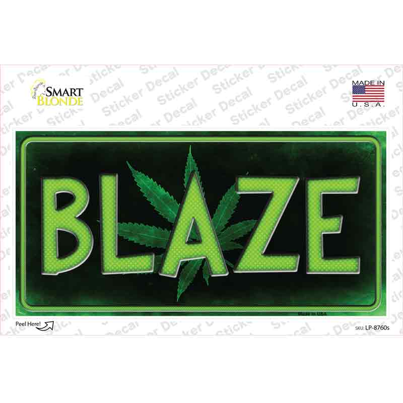 LP-8760s-M Blaze Novelty Sticker Decal - Medium