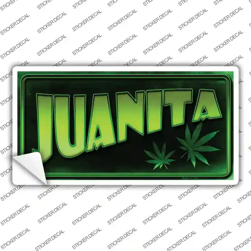 LP-8761s-S Juanita Novelty Sticker Decal - Small