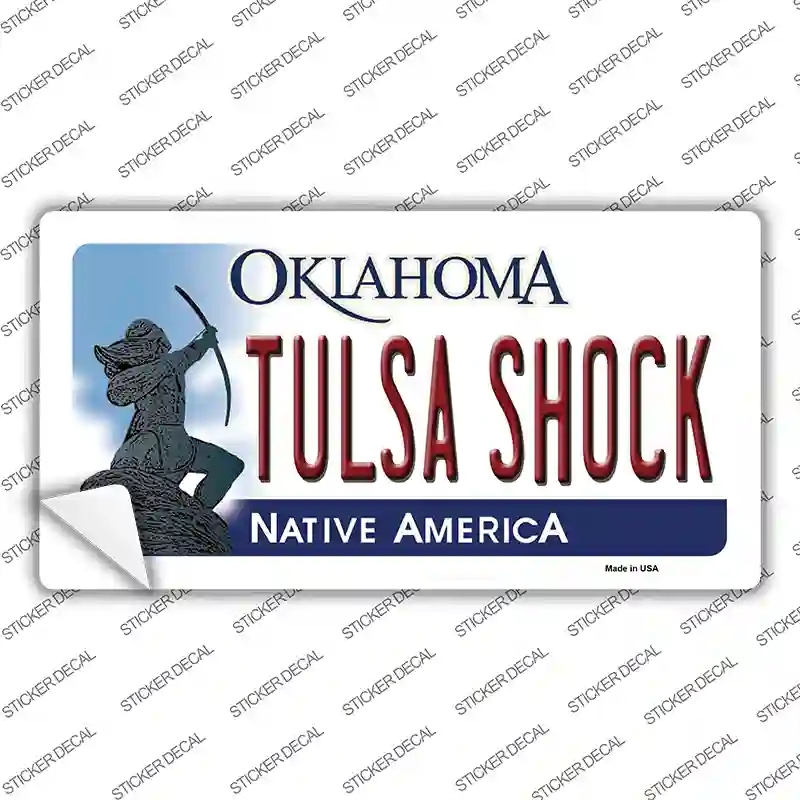 LP-6258s-S Tulsa Shock Oklahoma Novelty Sticker Decal - Small