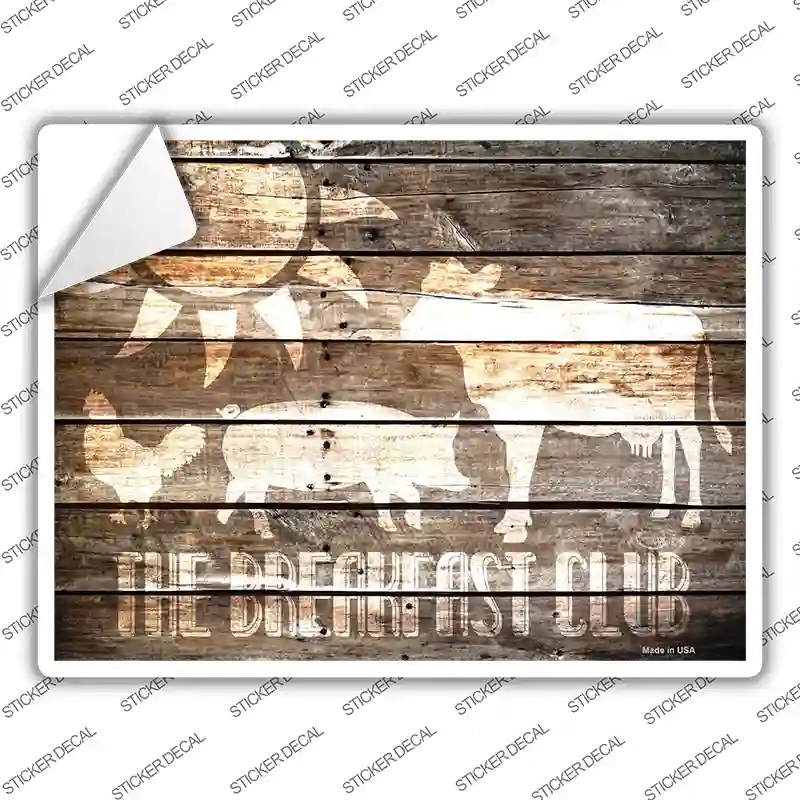P-2914s-S The Breakfast Club Novelty Rectangle Sticker Decal - Small