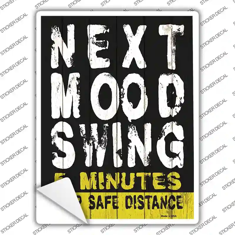 P-2968s-L Next Mood Swing Novelty Rectangle Sticker Decal - Large