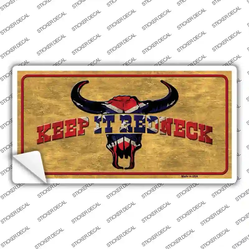 LP-7953s-S Keep It Redneck Novelty Sticker Decal - Small