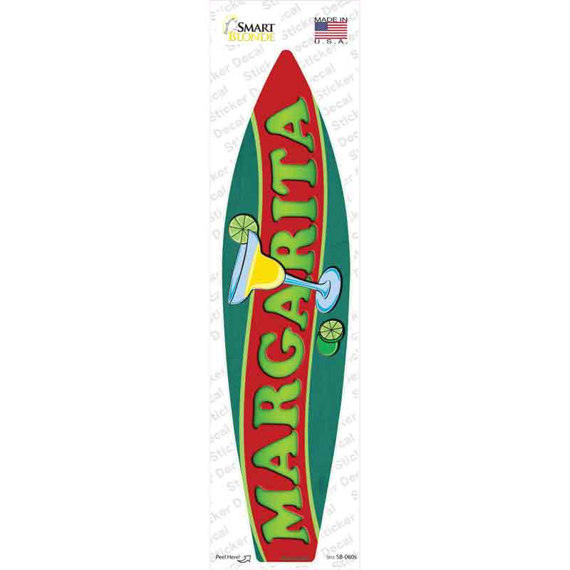 SB-060s-M Margarita Novelty Surfboard Sticker Decal - Medium
