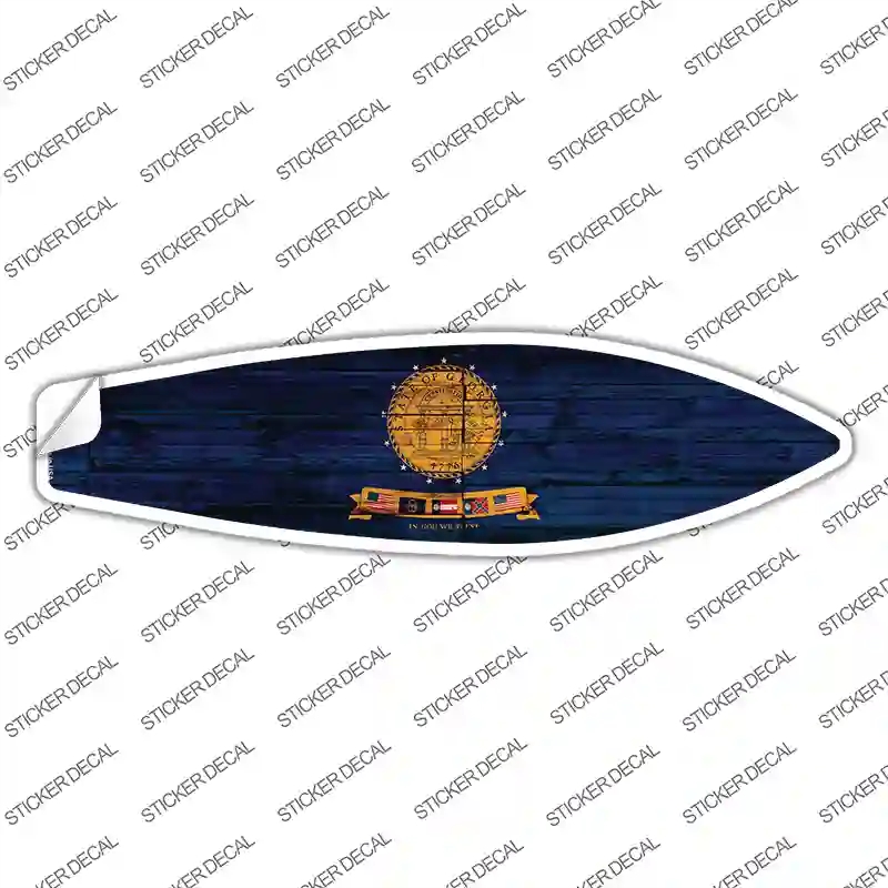 SB-109s-L Georgia State Flag Novelty Surfboard Sticker Decal - Large