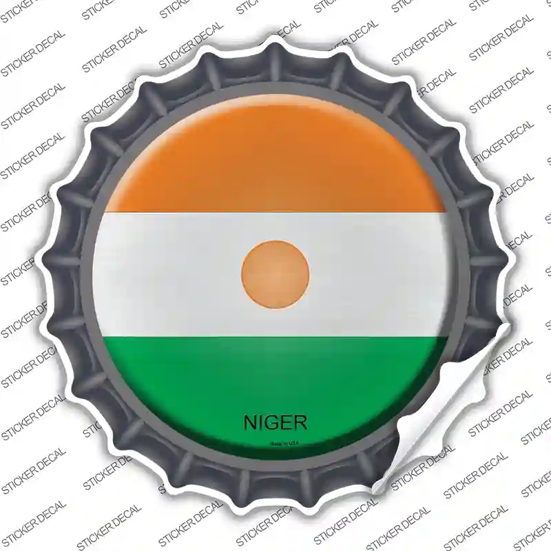 BC-371s-S Niger Country Novelty Bottle Cap Sticker Decal - Small