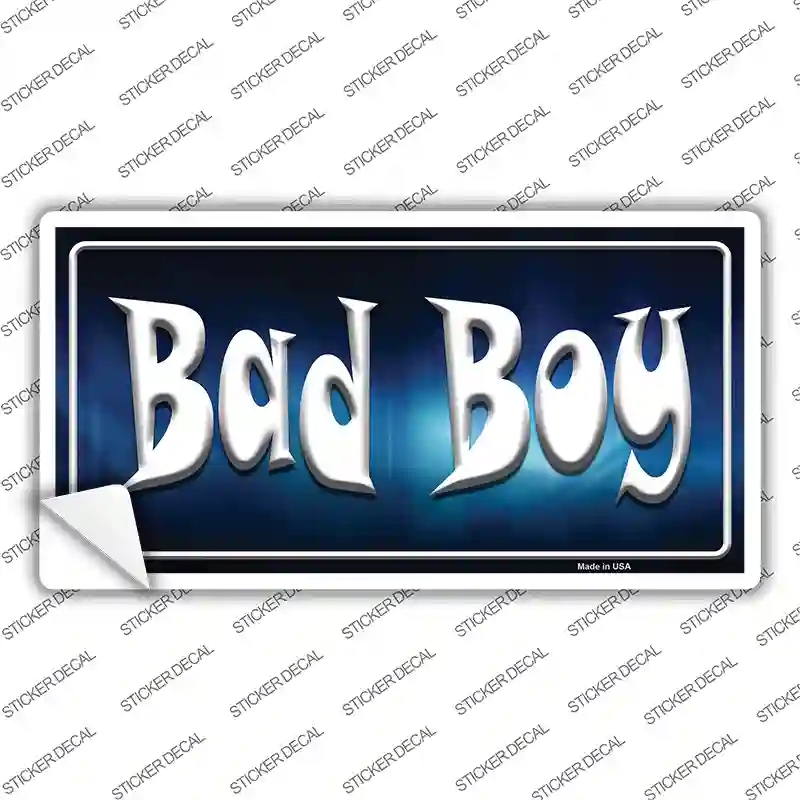 LP-11555s-XL Bad Boy Blue Novelty Sticker Decal - Extra Large