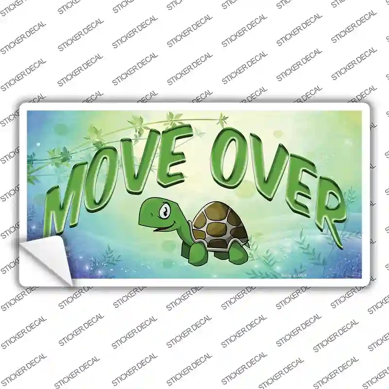 LP-11565s-S Move Over Novelty Sticker Decal - Small