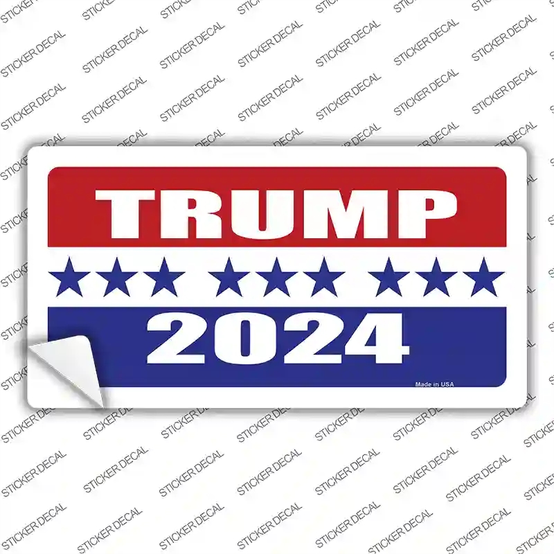 LP-11713s-XL Trump 2024 Star Novelty Sticker Decal - Extra Large