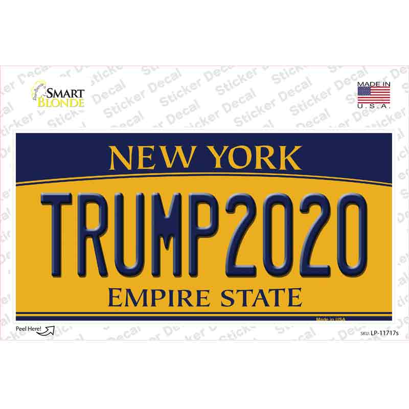 LP-11717s-M Trump 2020   York Novelty Sticker Decal - Medium
