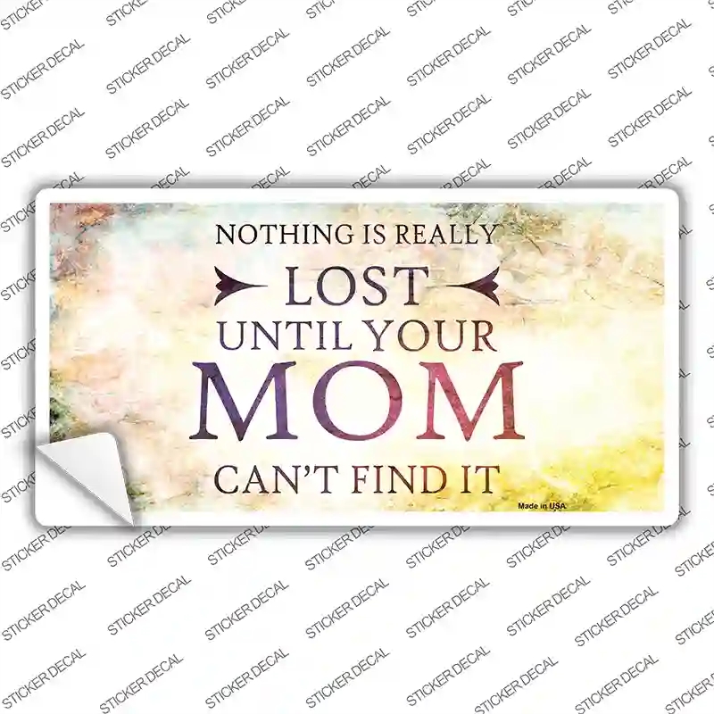 LP-11911s-S Nothing is Really Lost Novelty Sticker Decal - Small
