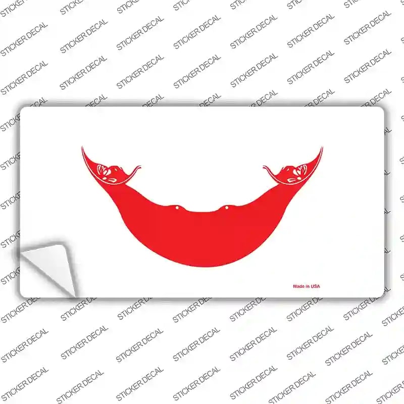 LP-11921s-S Easter Island Flag Novelty Sticker Decal - Small