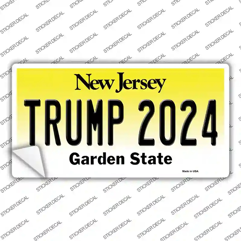 LP-12245s-L Trump 2024   Jersey Novelty Sticker Decal - Large