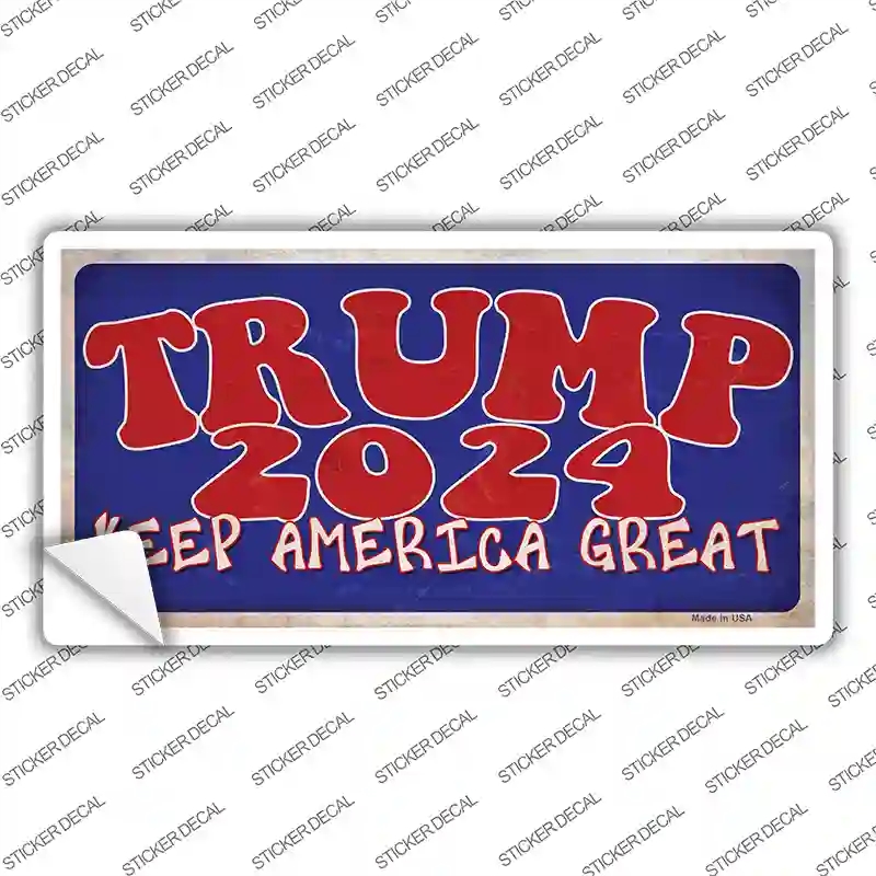 LP-12523s-S Trump 2024 Keep America Great Novelty Sticker Decal - Small