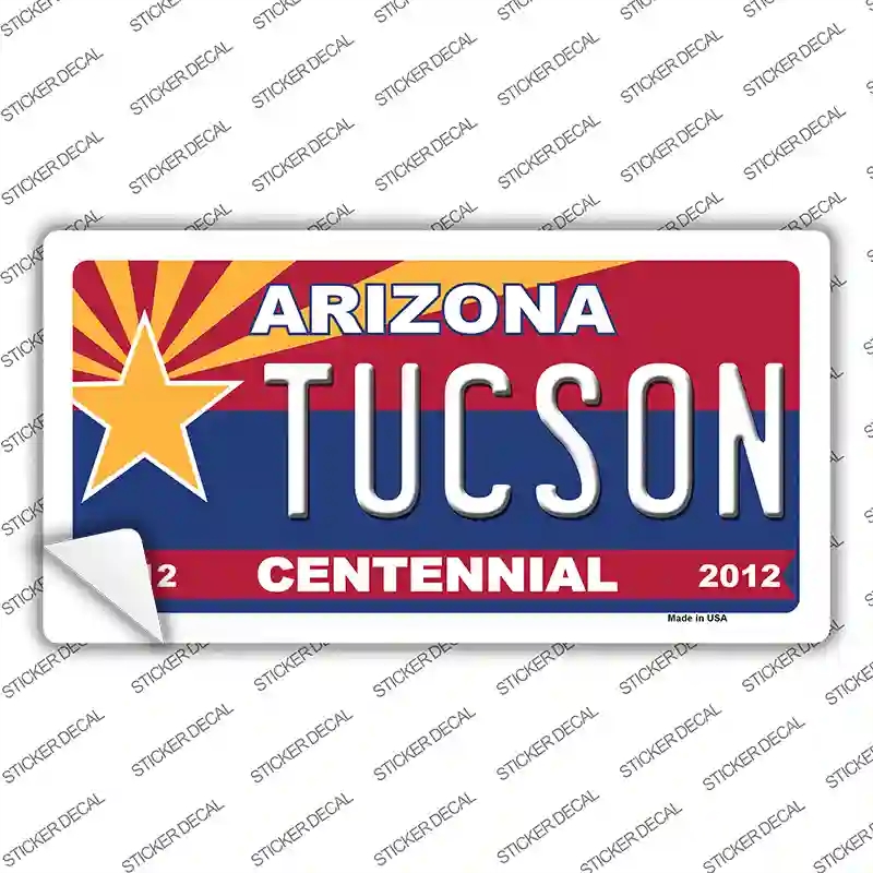 LP-6803s-L Arizona Centennial Tucson Novelty Sticker Decal - Large