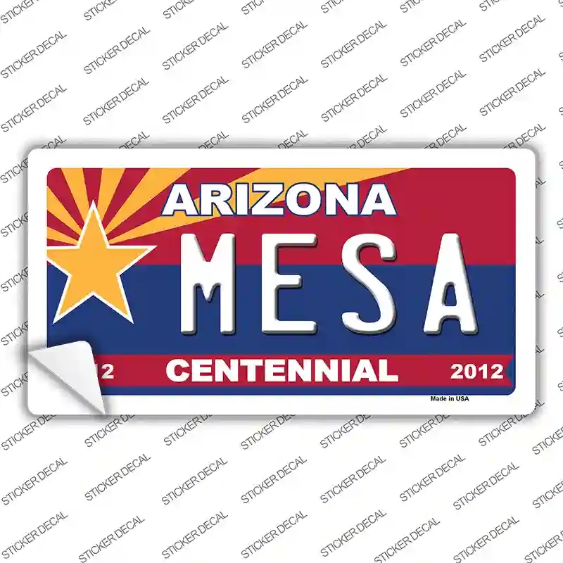 LP-6804s-S Arizona Centennial Mesa Novelty Sticker Decal - Small