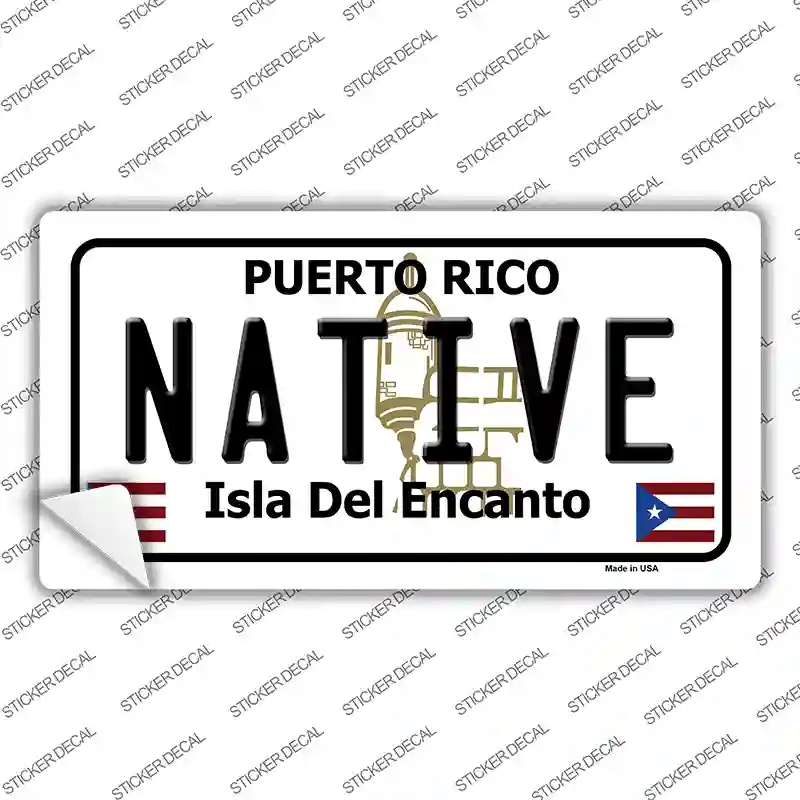 LP-6866s-S Native Puerto Rico Novelty Sticker Decal - Small