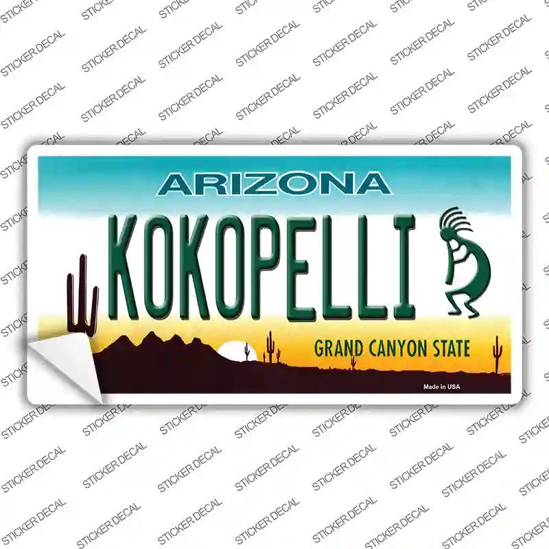 LP-6895s-S Arizona Kokopelli Novelty Sticker Decal - Small