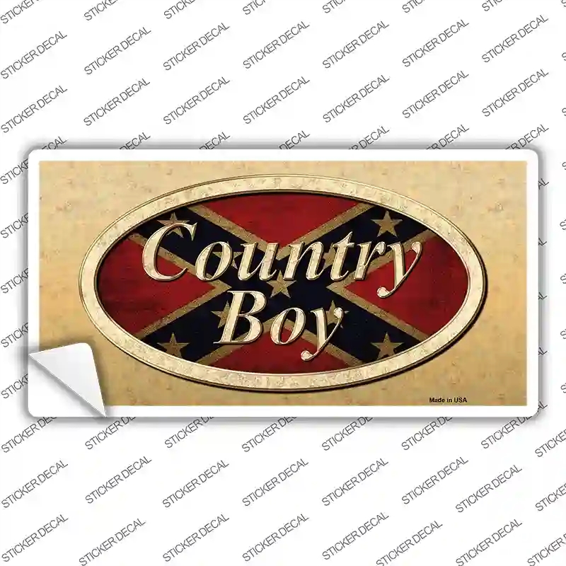 LP-7959s-XL Country Boy Novelty Sticker Decal - Extra Large