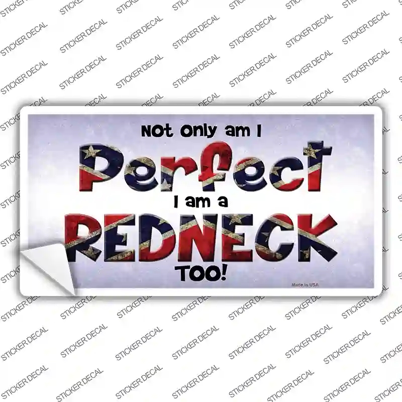 LP-7971s-S Perfect Redneck Novelty Sticker Decal - Small