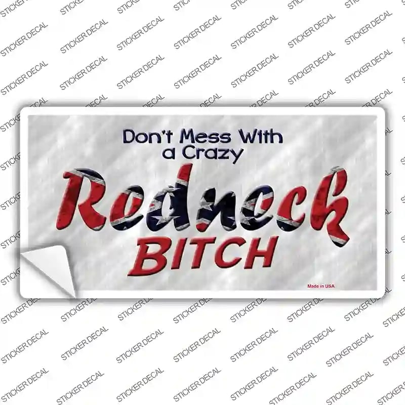 LP-7982s-XL Dont Mess with Crazy Novelty Sticker Decal - Extra Large