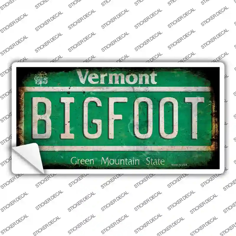 LP-14030s-S Bigfoot Vermont Novelty Sticker Decal - Small