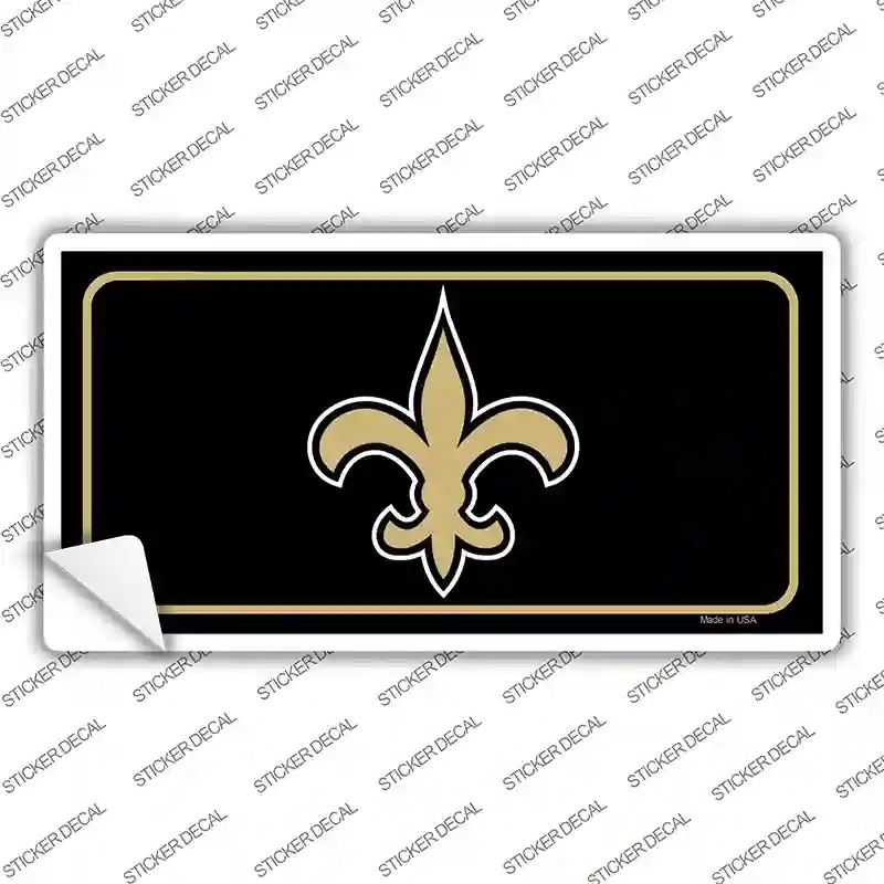 LP-1437s-L Fleur De Lis Novelty Sticker Decal - Large