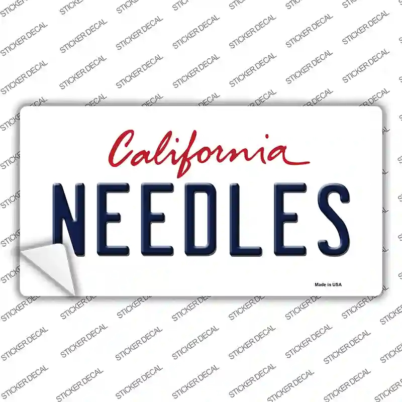 LP-1489s-XL Needles California Novelty Sticker Decal - Extra Large