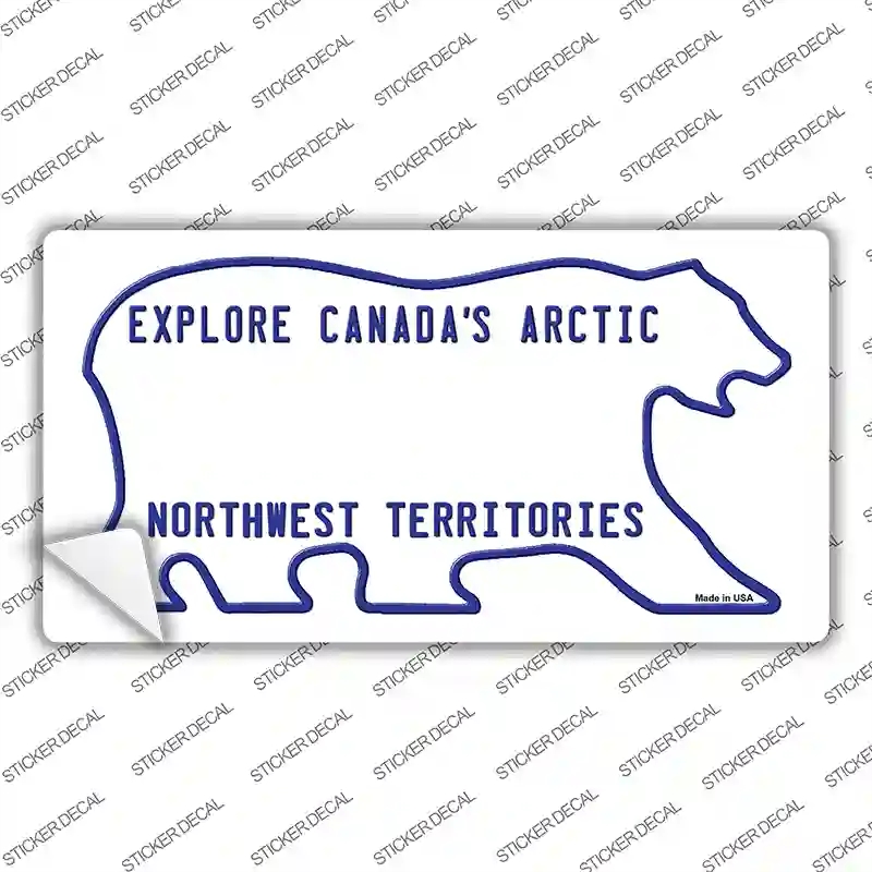 LP-1507s-XL Northwest Territories Novelty Sticker Decal - Extra Large