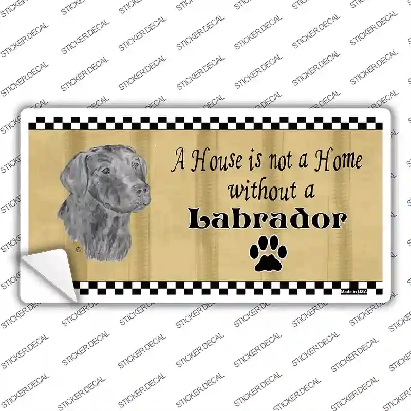 LP-1702s-XL Pencil Sketch Labrador Novelty Sticker Decal - Extra Large