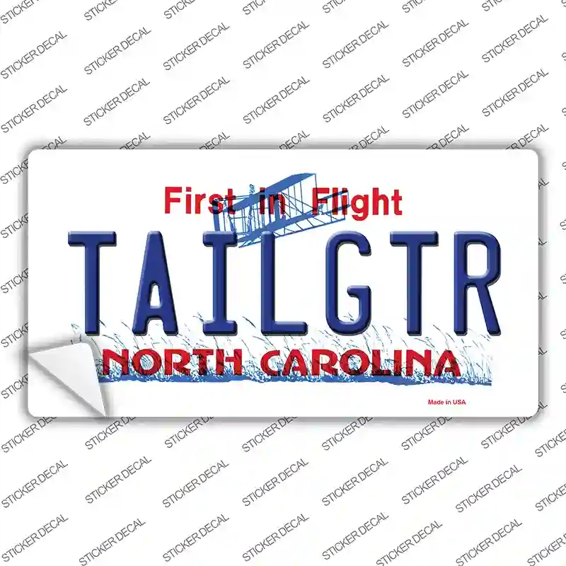 LP-3685s-S Tailgater North Carolina Novelty Sticker Decal - Small