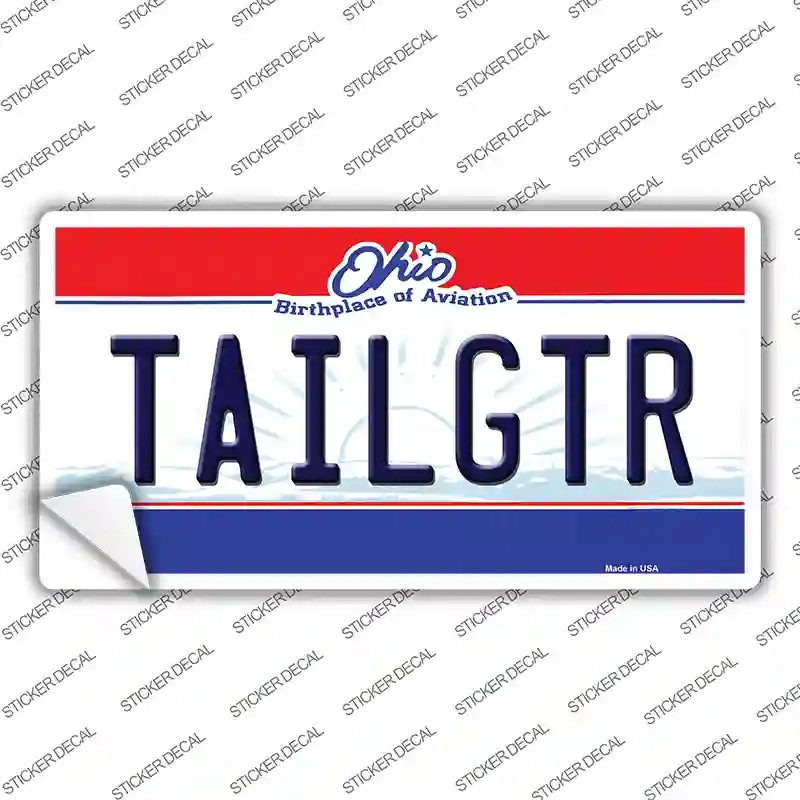 LP-3686s-XL Tailgater Ohio State Novelty Sticker Decal - Extra Large