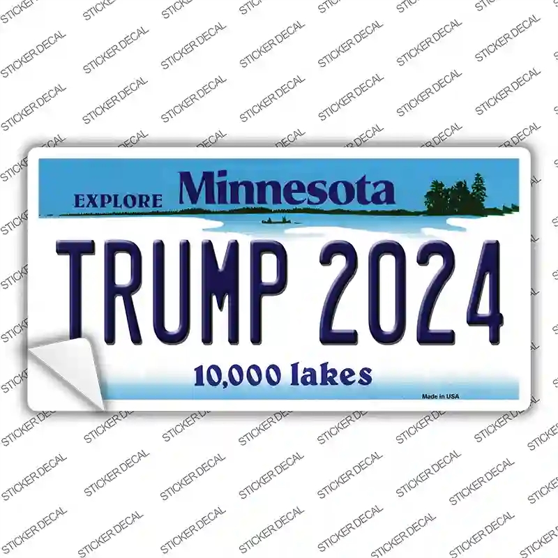 LP-12238s-L Trump 2024 Minnesota Novelty Sticker Decal - Large
