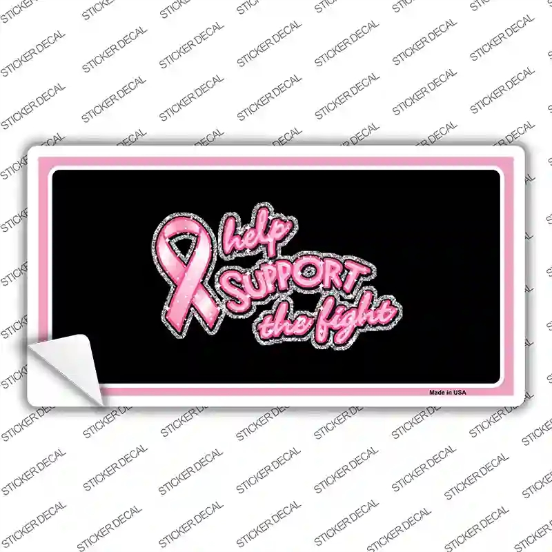 LP-5112s-S Help Support the Fight Novelty Sticker Decal - Small