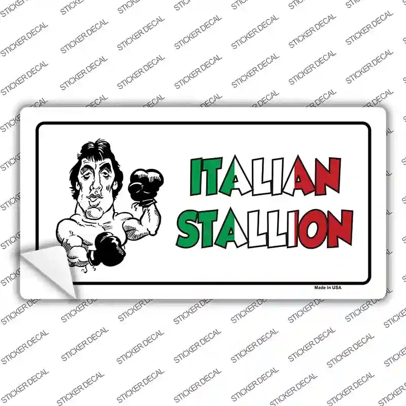 LP-5235s-L Italian Stallion Novelty Sticker Decal - Large