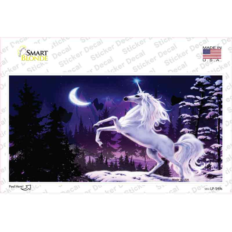 LP-549s-M Unicorn Novelty Sticker Decal - Medium
