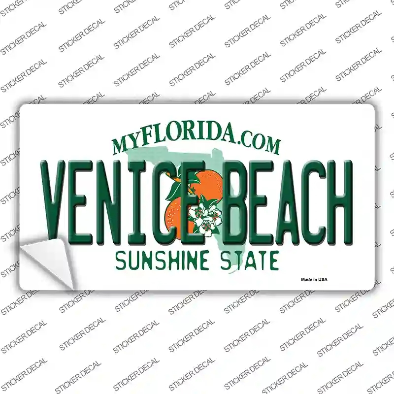 LP-6002s-S Venice Beach Florida Novelty Sticker Decal - Small