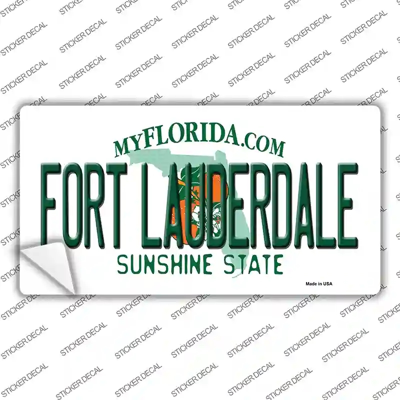 LP-6013s-L Fort Lauderdale Florida Novelty Sticker Decal - Large
